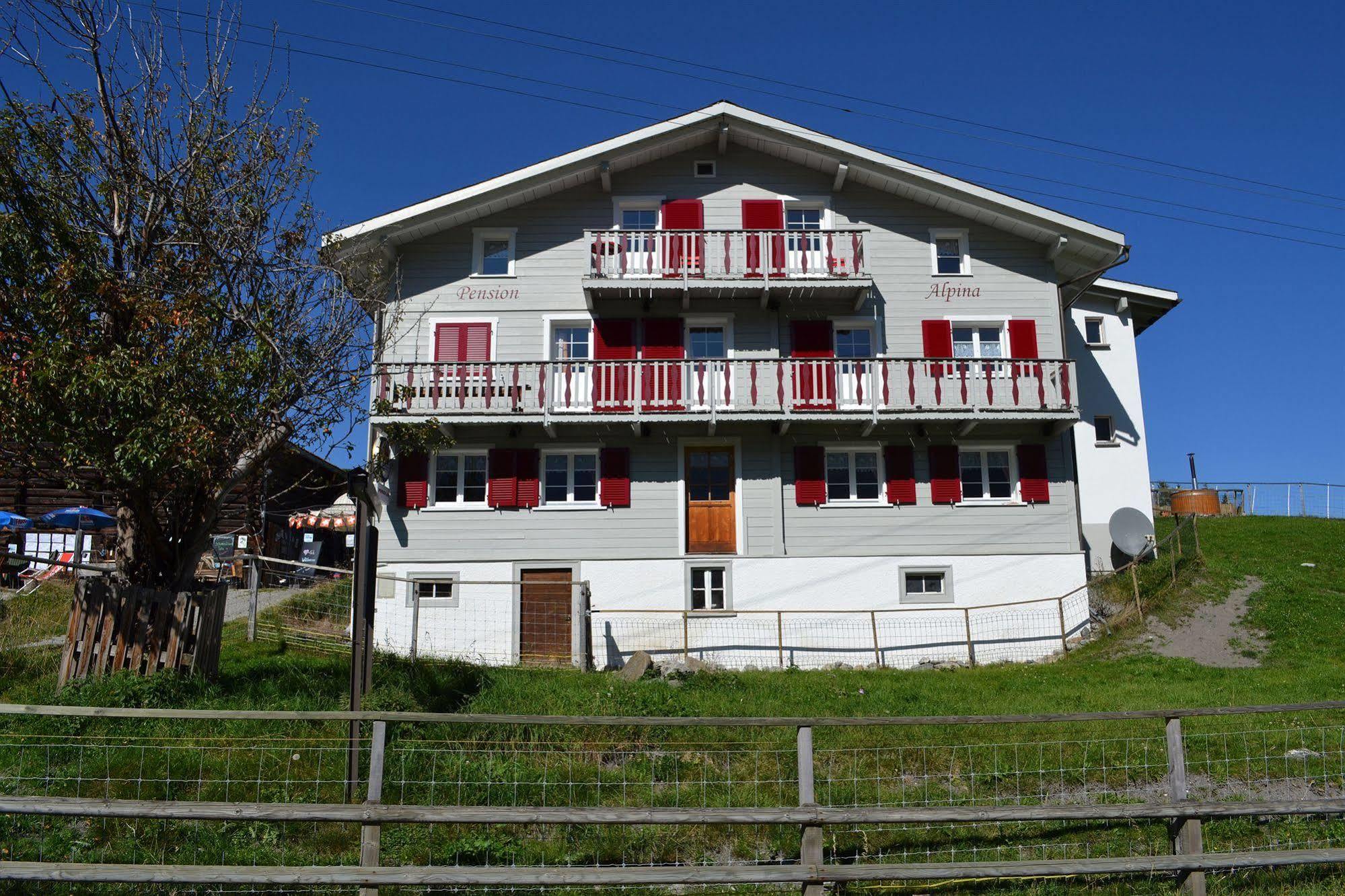 Gasthaus Alpina Tschappina Exterior photo